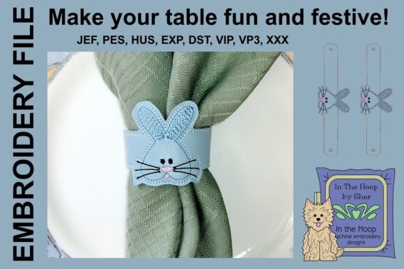 Boy Bunny Easter Napkin Rings Review