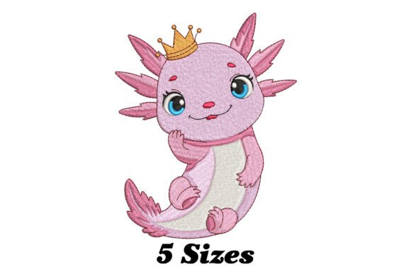 Cute Axolotl Embroidery: A Designer’s Review