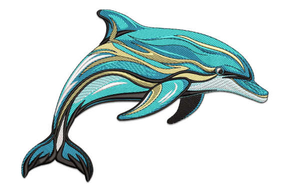 Dolphin Painting: A Designer’s Review for Marine Embroidery