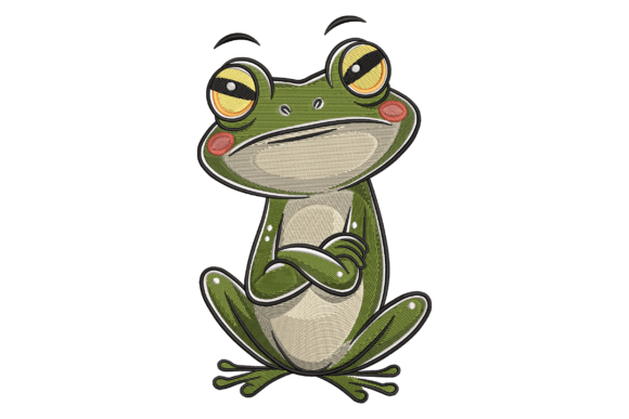 Grumpy Frog: A Whimsical Holiday Embroidery Review