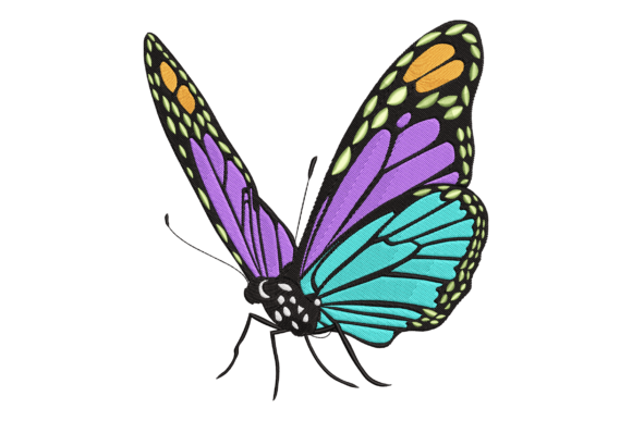 Rainbow Butterfly: A Craft Fair Embroidery Review