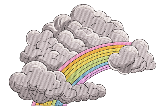 Rainbow Cloud: A Whimsical Embroidery Review
