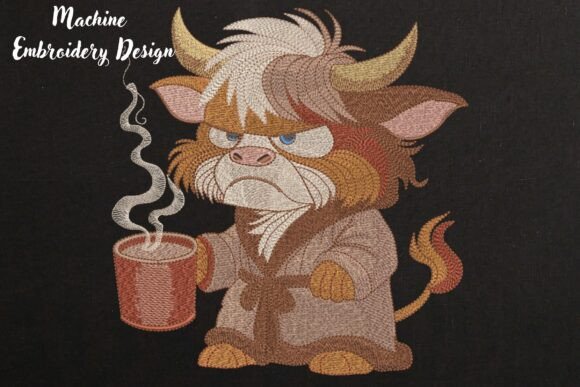 Review: Grumpy Coffee Bull on Black for Holiday Sales