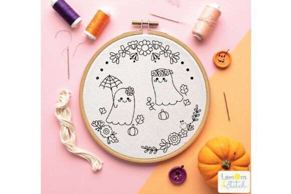 Review: Halloween Ghosts Cute, Floral, Spooky for Etsy