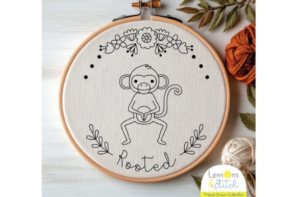 Review: Yoga Monkey Rooted Embroidery Design