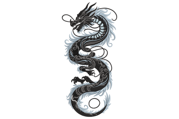 Reviewing Black and White Chinese Dragon for Craft Fairs