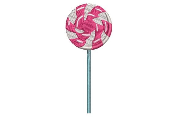 Spiral Lollipop: A Sweet Holiday Embroidery Pick